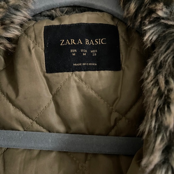 Olive Green coat from Zara - Picture 4 of 4